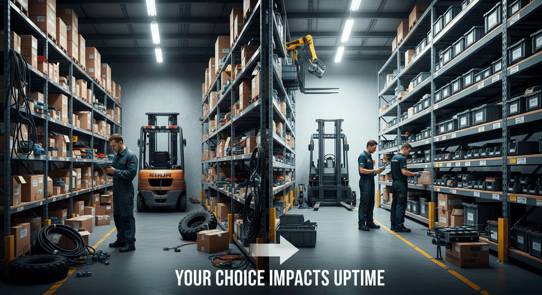 How to Choose the Ideal Parts Supplier for Your Forklift Fleet