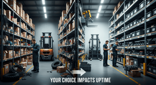 How to Choose the Ideal Parts Supplier for Your Forklift Fleet